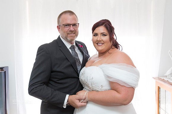Carly and James's wedding.