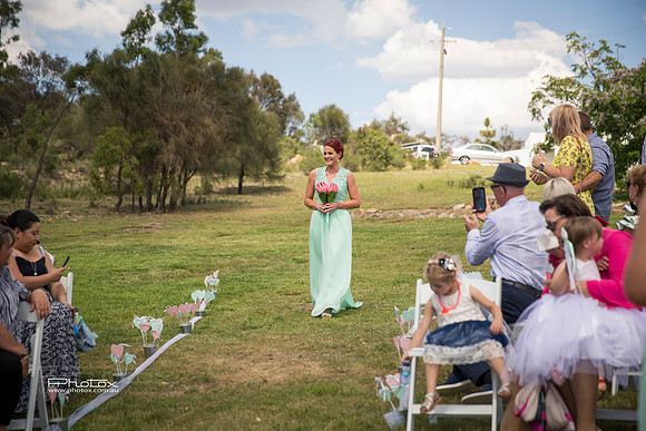 Carly and James's wedding.