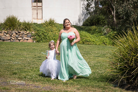 Carly and James's wedding.