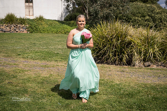 Carly and James's wedding.