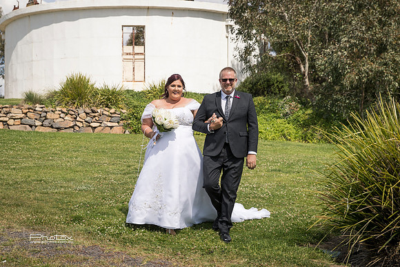 Carly and James's wedding.