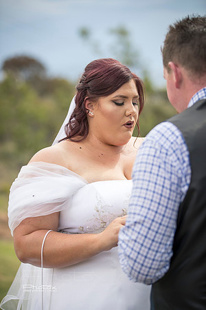 Carly and James's wedding.