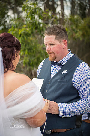 Carly and James's wedding.