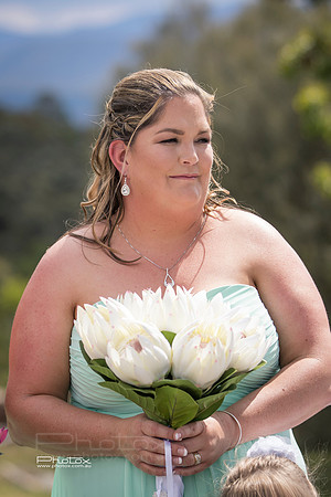 Carly and James's wedding.