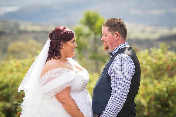 Carly and James's wedding.