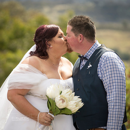 Carly and James's wedding.