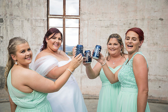 Carly and James's wedding.