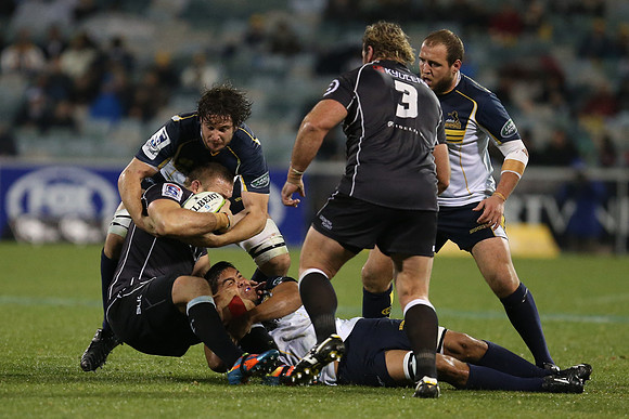 University Of Canberra Brumbies Vs Durban Sharks.