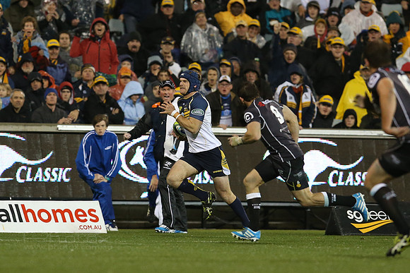 University Of Canberra Brumbies Vs Durban Sharks.
