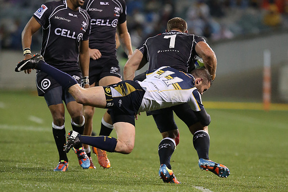 University Of Canberra Brumbies Vs Durban Sharks.