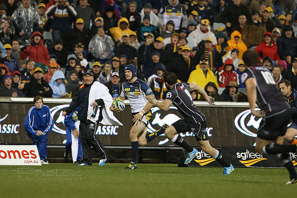 University Of Canberra Brumbies Vs Durban Sharks.