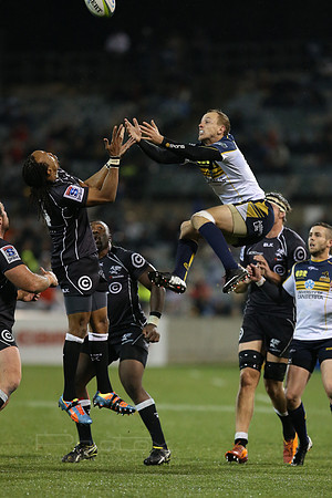 University Of Canberra Brumbies Vs Durban Sharks.