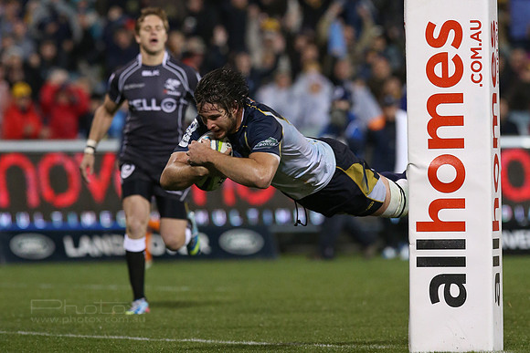 University Of Canberra Brumbies Vs Durban Sharks.