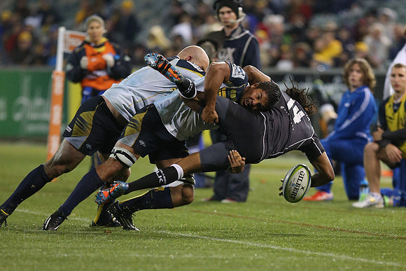 University Of Canberra Brumbies Vs Durban Sharks.