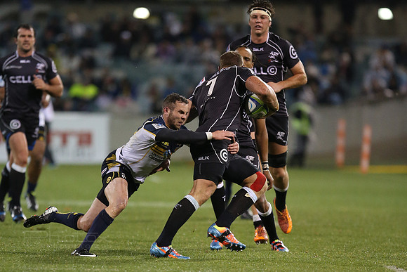University Of Canberra Brumbies Vs Durban Sharks.