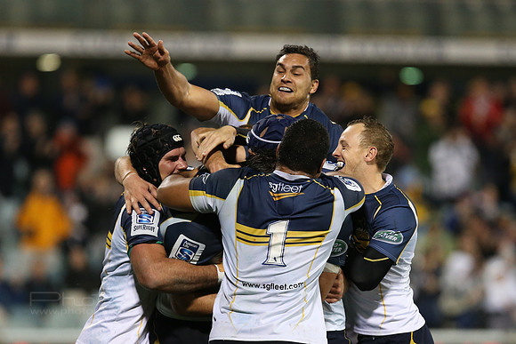 University Of Canberra Brumbies Vs Durban Sharks.